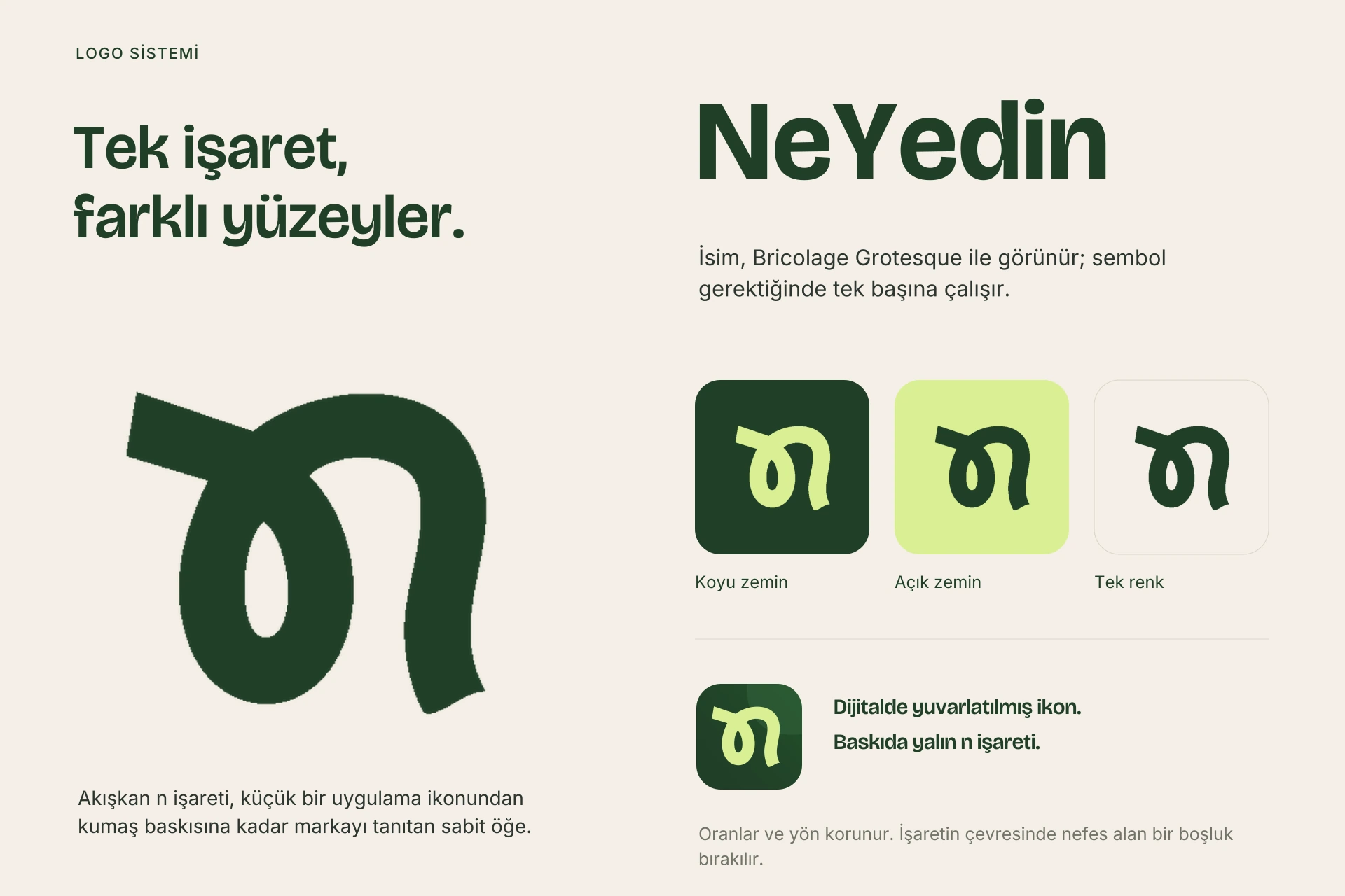 NeYedin marka kimliği — Gıda bilgisi uygulaması — görsel 5/17