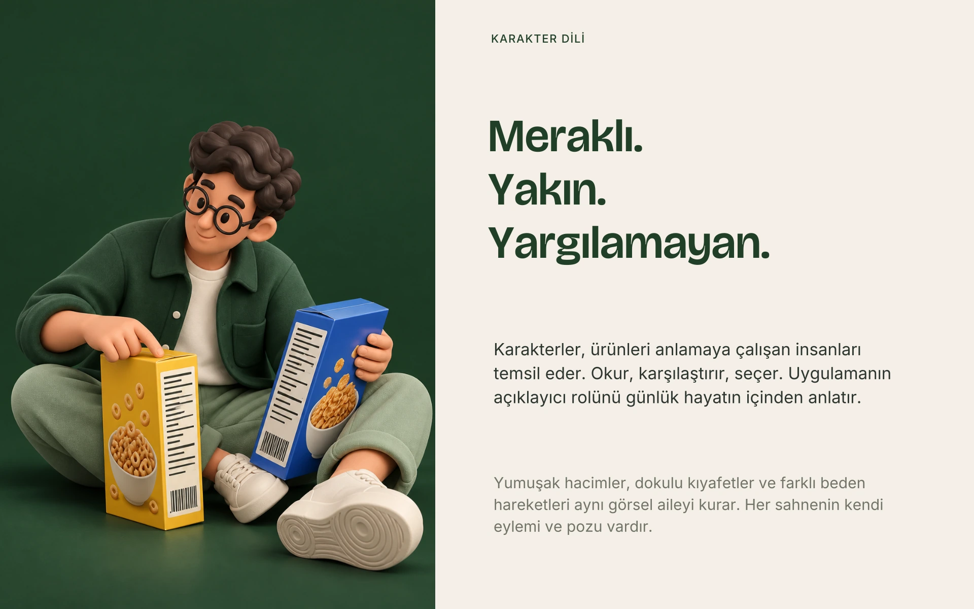 NeYedin marka kimliği — Gıda bilgisi uygulaması — görsel 10/17