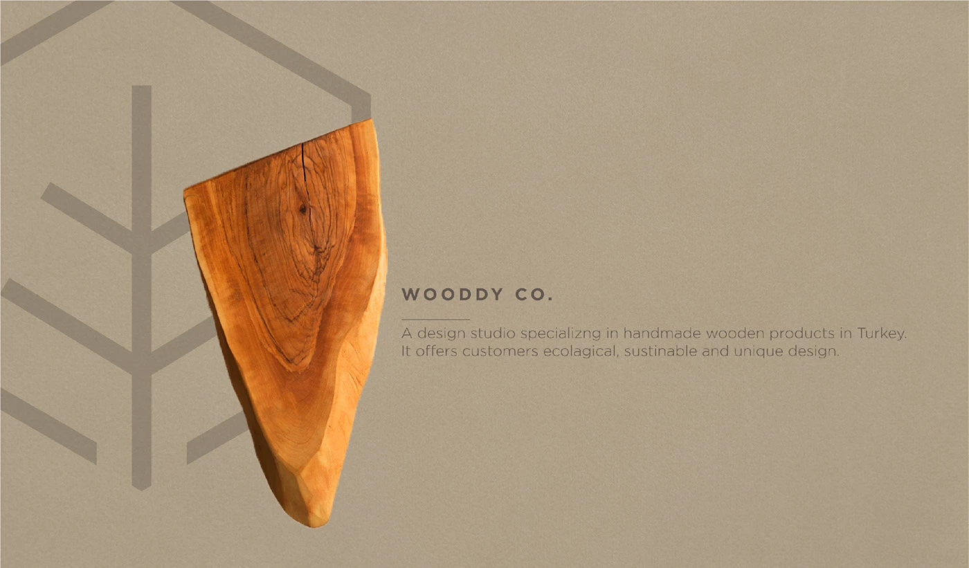 Wooddy Co. marka kimliği — Mobilya — görsel 1/7